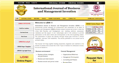 Desktop Screenshot of ijbmi.org